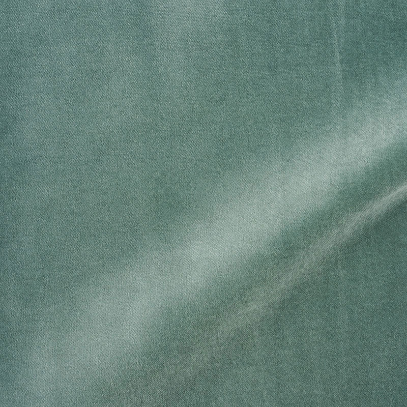 Rocky Performance Velvet fabric in sea glass color - pattern number 70487 - by Schumacher in the Perfect Basics: Velvet collection