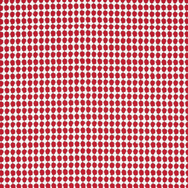 Zipster fabric in red color - pattern number 70525 - by Schumacher in the Essentials: Small Scale Upholstery collection