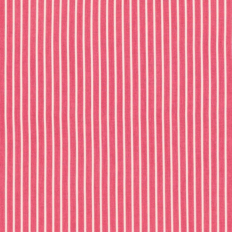 Edie Stripe fabric in pink color - pattern number 71310 - by Schumacher in the Essentials: Classic Stripe collection