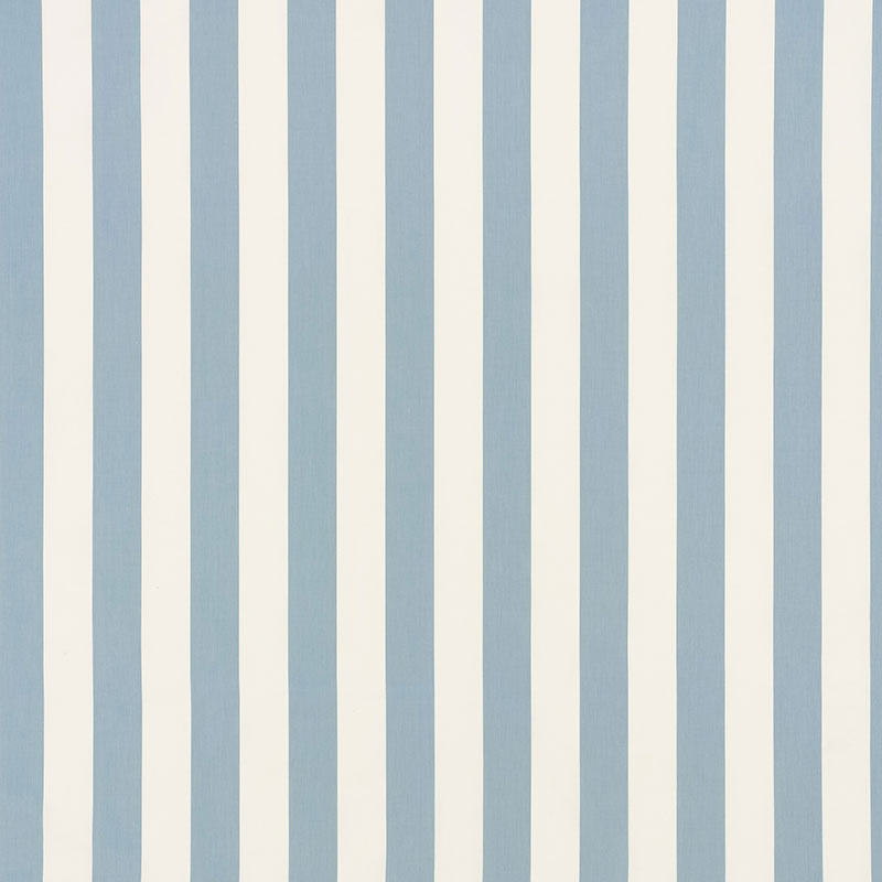 Andy Stripe fabric in sky color - pattern number 71324 - by Schumacher in the Essentials: Classic Stripe collection