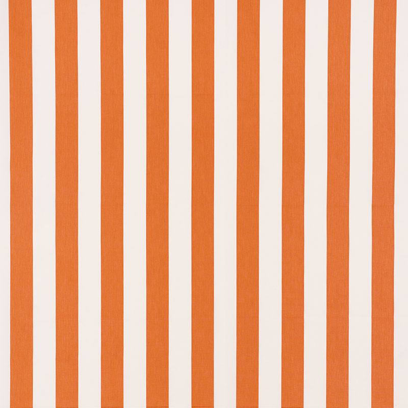 Andy Stripe fabric in orange color - pattern number 71328 - by Schumacher in the Essentials: Classic Stripe collection
