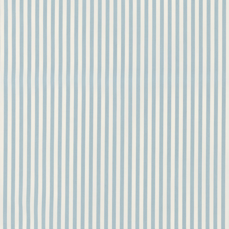 Brigitte Stripe fabric in sky color - pattern number 71345 - by Schumacher in the Essentials: Classic Stripe collection