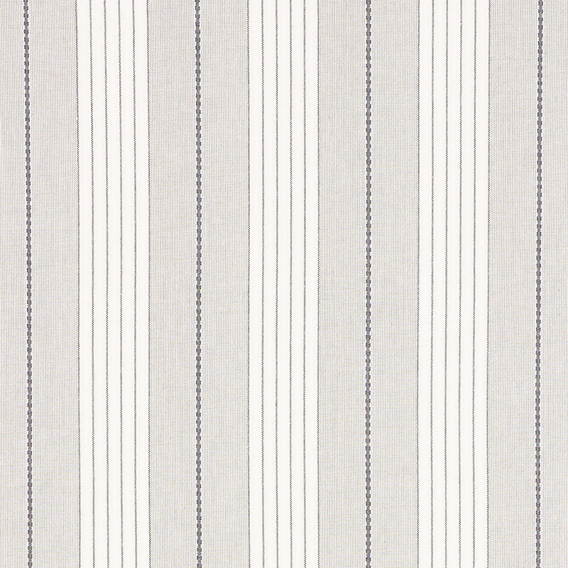 Audrey Stripe fabric in grey color - pattern number 71372 - by Schumacher in the Essentials: Stripe II collection