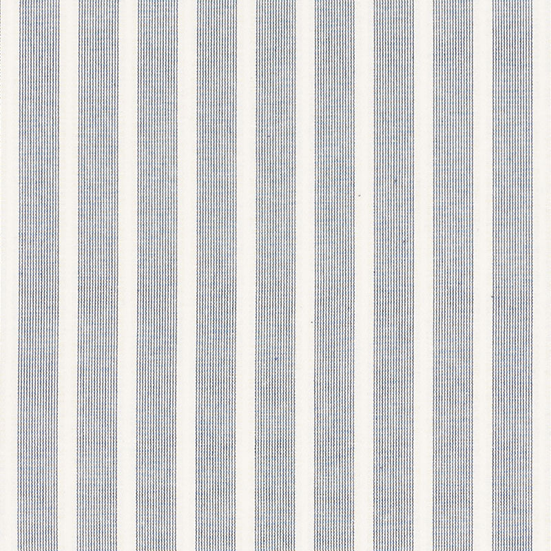 Jean Stripe fabric in navy color - pattern number 71381 - by Schumacher in the Essentials: Stripe II collection