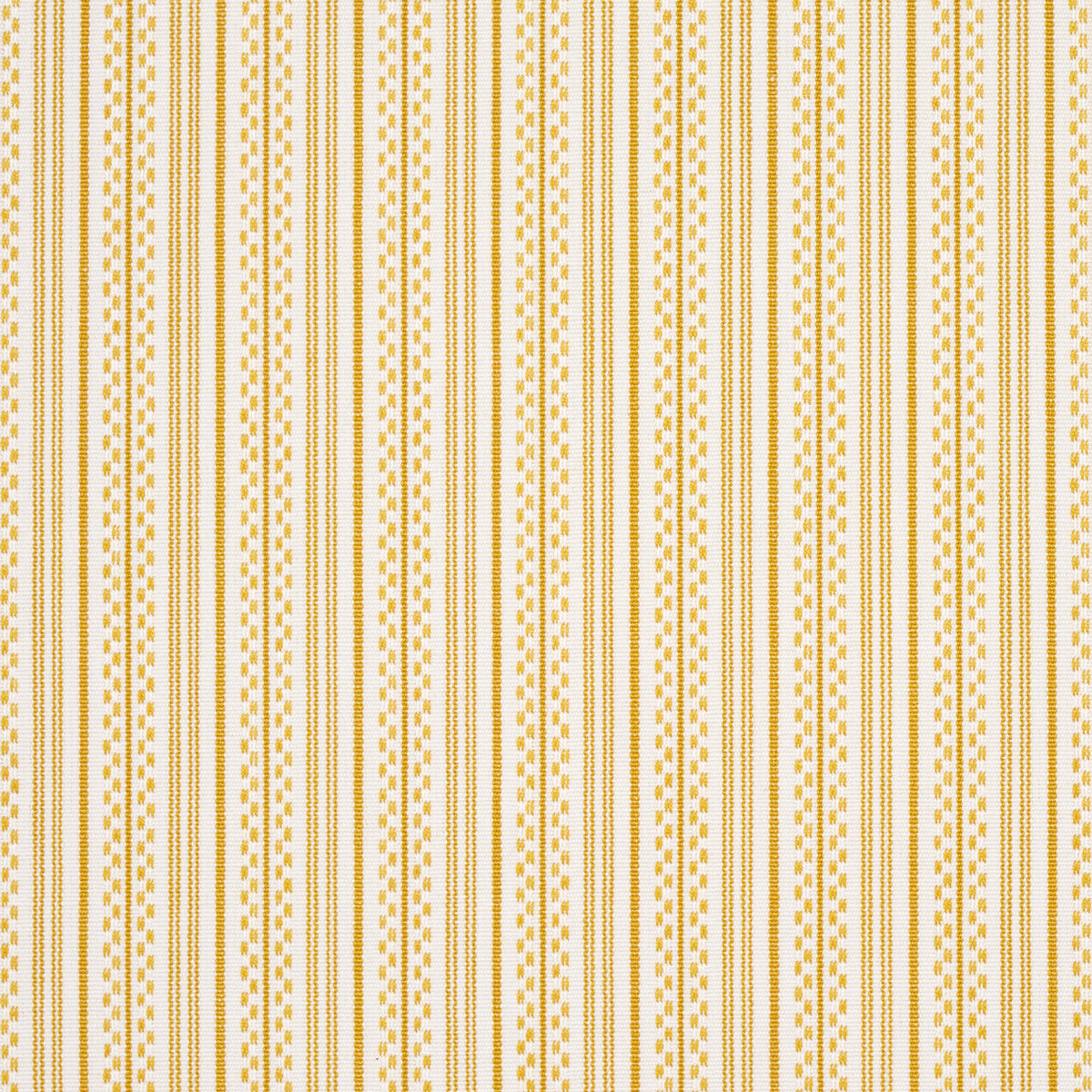 Jack Stripe fabric in yellow color - pattern number 71417 - by Schumacher in the Stripes Revisits collection