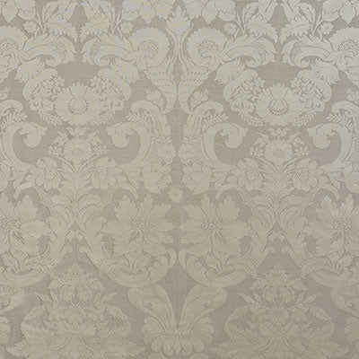 Alento Damasco fabric in pewter color - pattern number 71521 - by Schumacher in the New Opulence collection