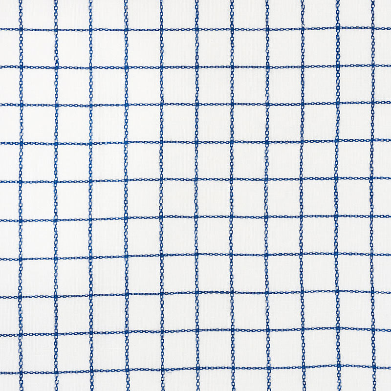 Agnes Sheer fabric in navy color - pattern number 72080 - by Schumacher in the Country Chic collection