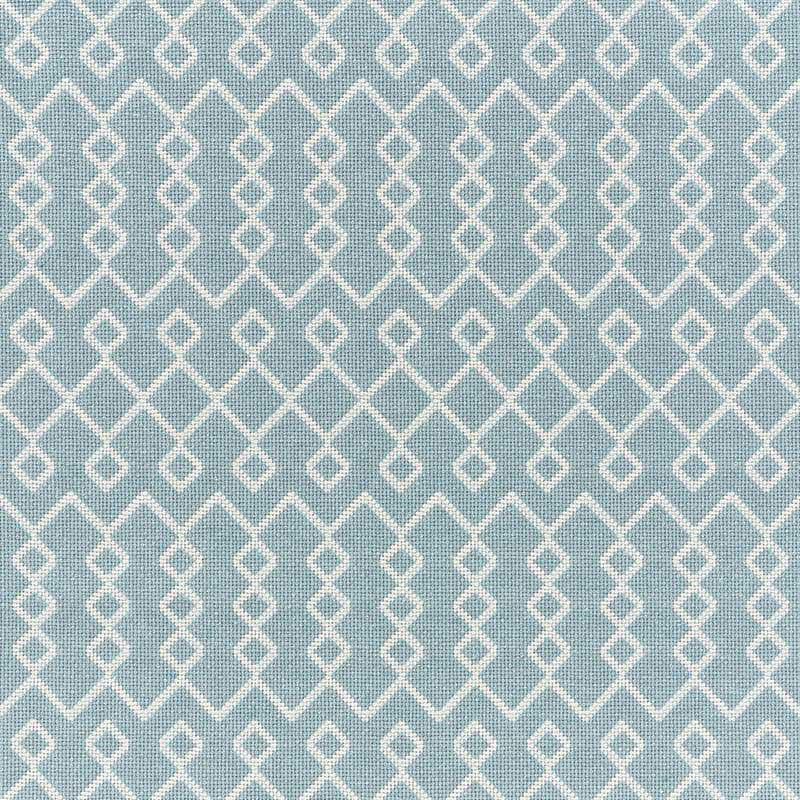 Bricolette fabric in sky color - pattern number 72111 - by Schumacher in the Essentials: Mid-Scale Upholstery collection