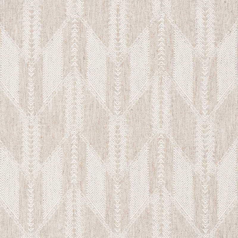 Fitzgerald fabric in natural color - pattern number 72131 - by Schumacher in the Essentials: Mid-Scale Upholstery collection