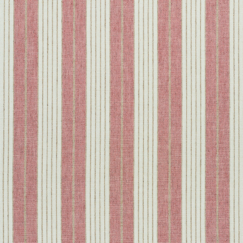 Horst Stripe fabric in rose color - pattern number 72604 - by Schumacher in the New Traditional collection
