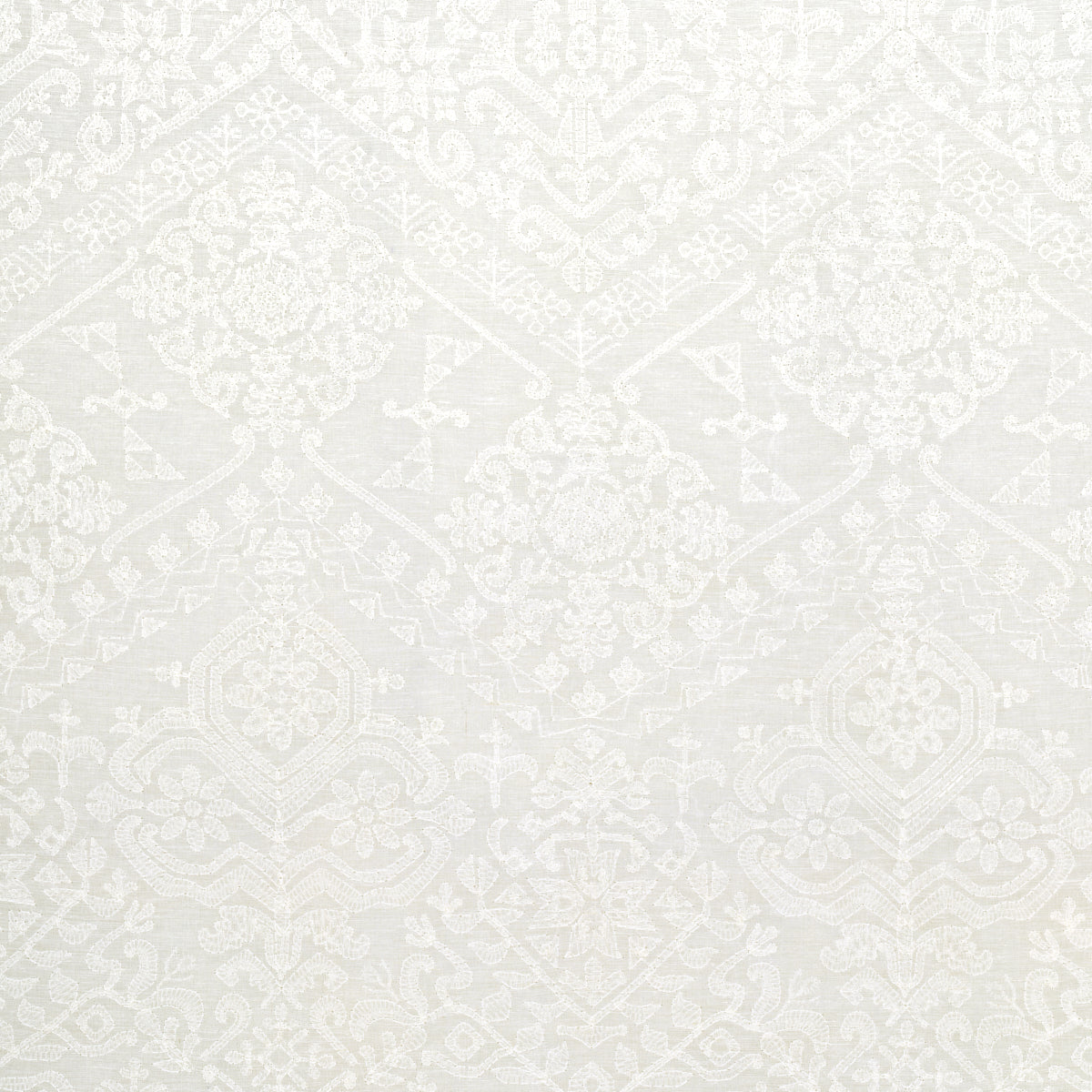 Camilla Sheer fabric in ivory color - pattern number 72660 - by Schumacher in the Sheers & Casements III collection