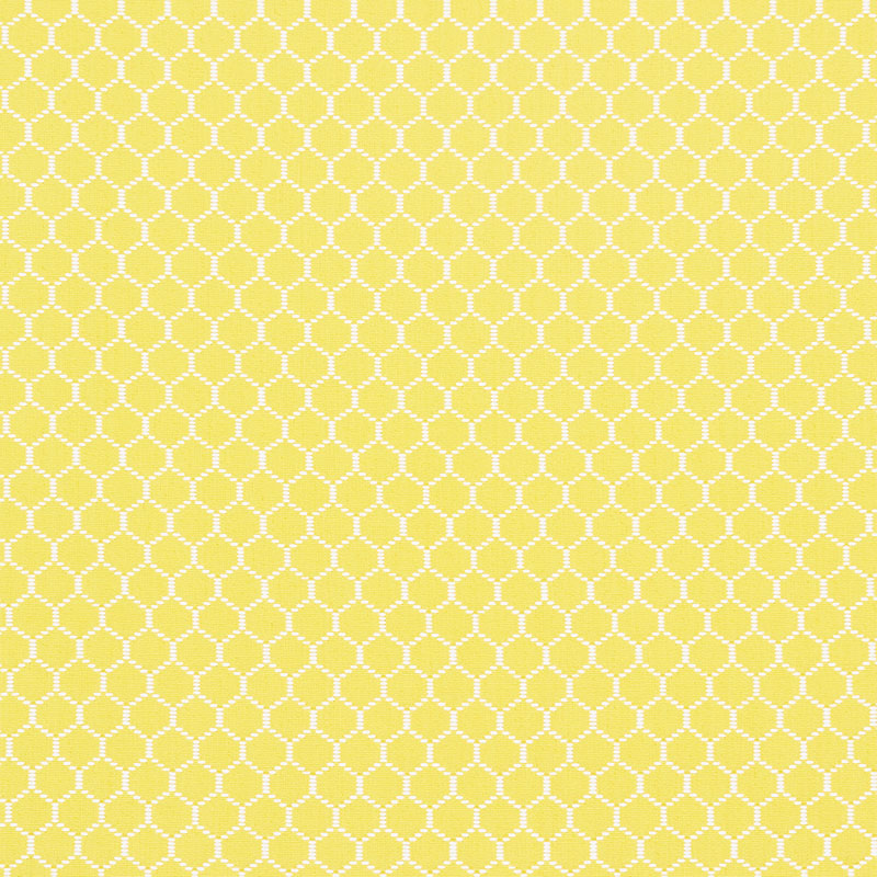 Fishnet fabric in yellow color - pattern number 73091 - by Schumacher in the Orient Express collection