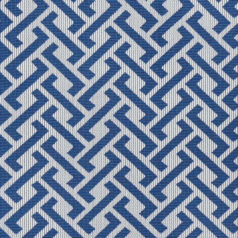 Fresh Air Indoor Outdoor fabric in marine color - pattern number 73120 - by Schumacher in the Indoor-Outdoor Prints & Wovens collection