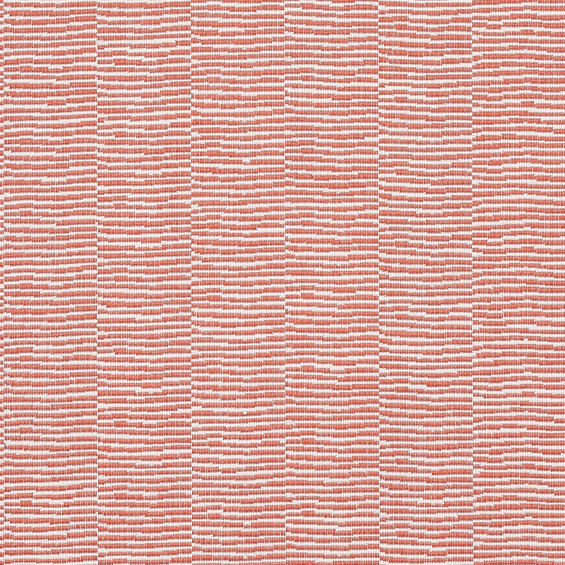Promenade Indoor Outdoor fabric in coral color - pattern number 73134 - by Schumacher in the The Good Life Indoor/Outdoor collection