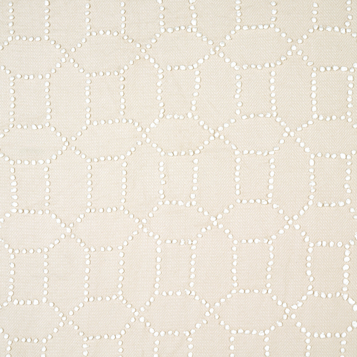 Vento Embroidery fabric in natural color - pattern number 73280 - by Schumacher in the Au Naturel collection