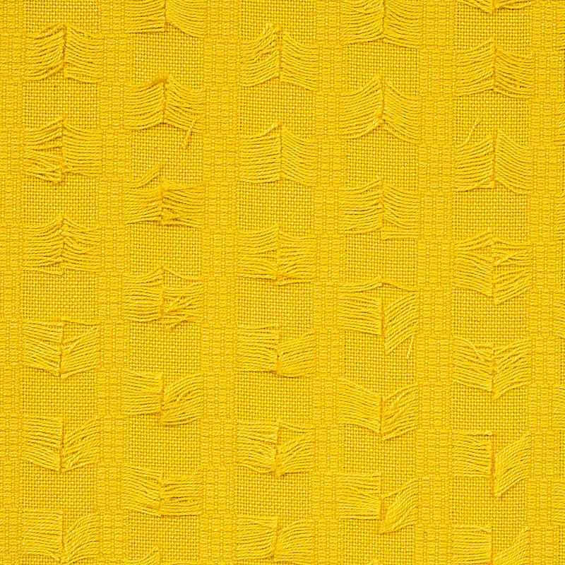 Montego Fringe fabric in yellow color - pattern number 73582 - by Schumacher in the Perennial Favorites collection