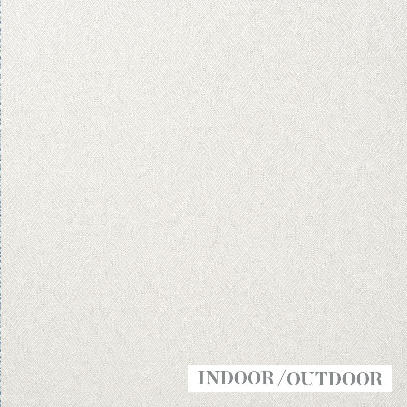 Geometric Weave Indoor Outdoor fabric in ivory color - pattern number 73860 - by Schumacher in the Indoor/Outdoor Linen collection
