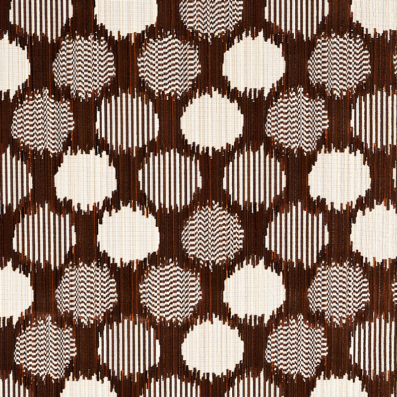 Cirque Velvet fabric in brown color - pattern number 73923 - by Schumacher in the Cut & Patterned Velvets collection