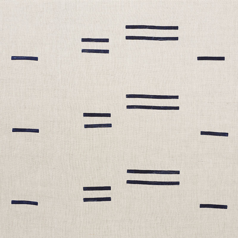 Oaxaca fabric in navy color - pattern number 74000 - by Schumacher in the Caroline Z Hurley collection