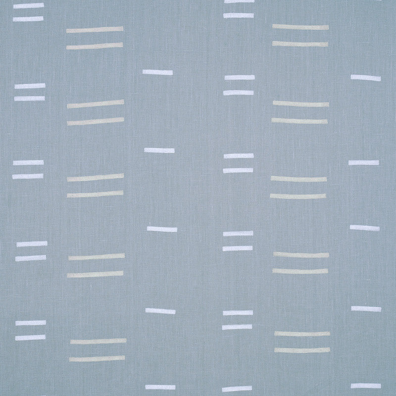 Oaxaca fabric in steel color - pattern number 74001 - by Schumacher in the Caroline Z Hurley collection