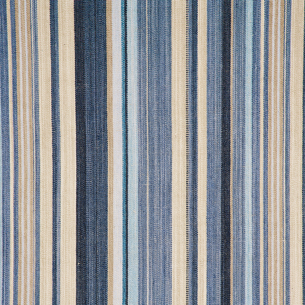Nevado fabric in denim blue color - pattern number 74412 - by Schumacher in the Open Sky collection
