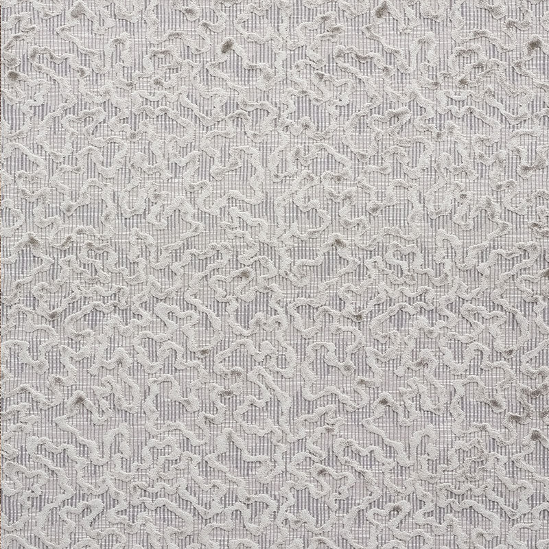 Janis Velvet fabric in pewter color - pattern number 75220 - by Schumacher in the Relaxed Glamour collection