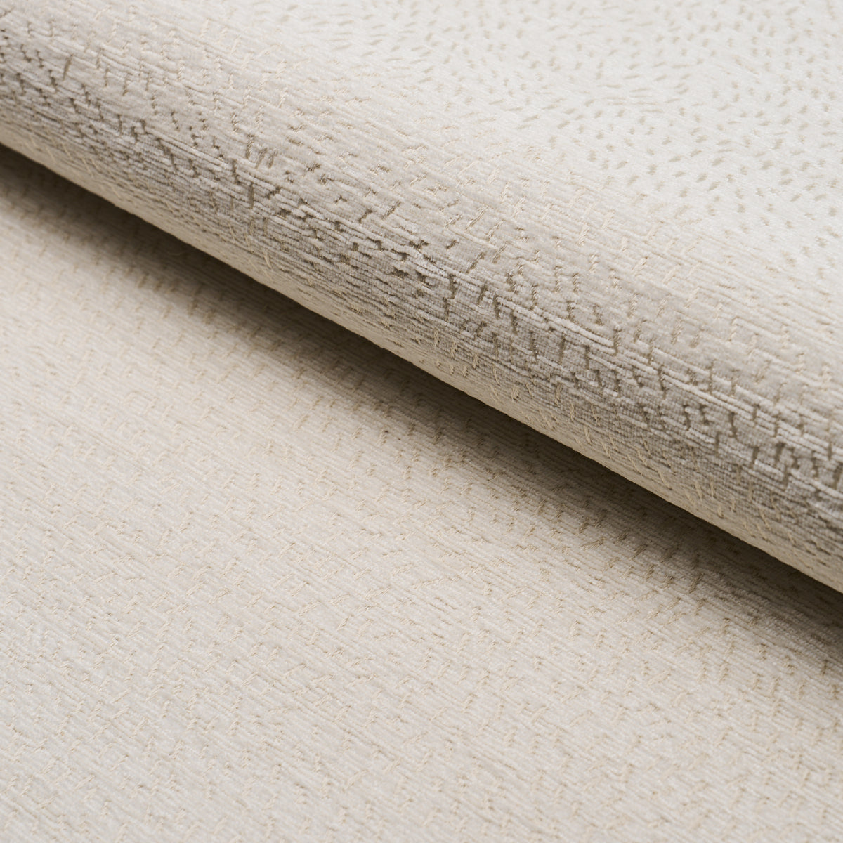 Menemsha fabric in ivory color - pattern number 75615 - by Schumacher in the Caroline Z Hurley collection