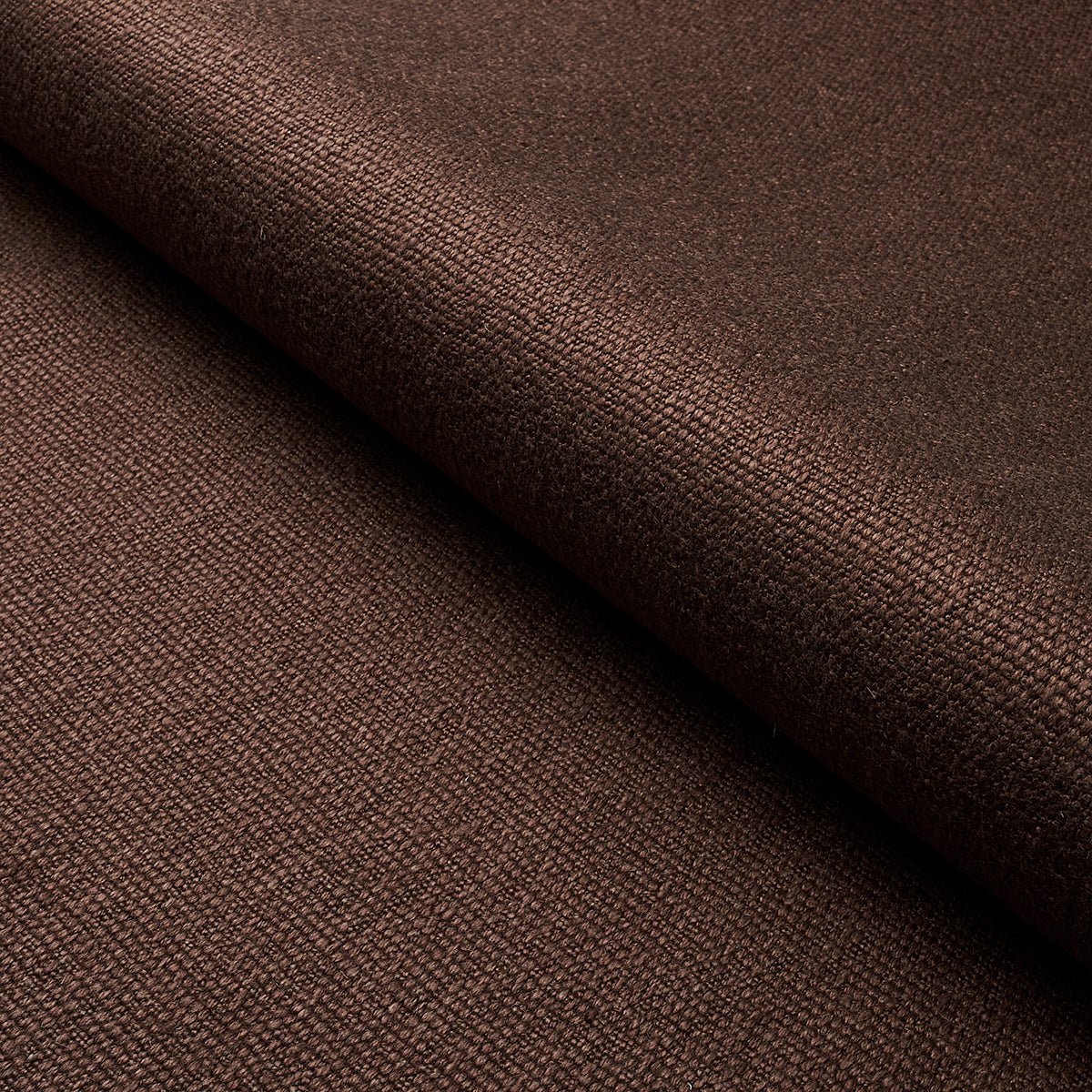 Finn Heavyweight Linen fabric in brown color - pattern number 75687 - by Schumacher in the Perfect Basics: Linen collection