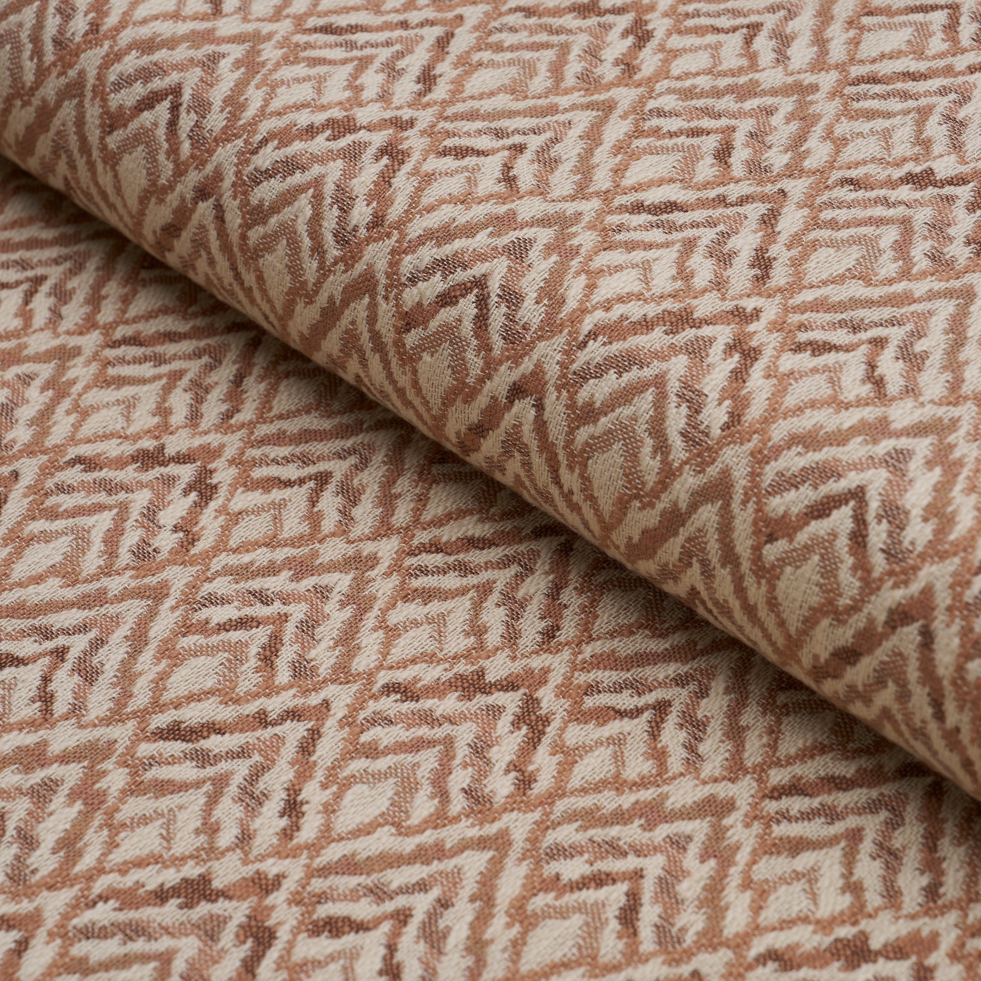Halcyon fabric in mediterranean spice color - pattern number 76144 - by Schumacher in the Atelier Paris collection