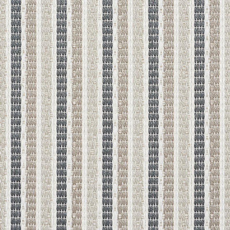 Barbary Stripe Indoor Outdoor fabric in natural color - pattern number 76640 - by Schumacher in the Indoor/Outdoor Linen collection
