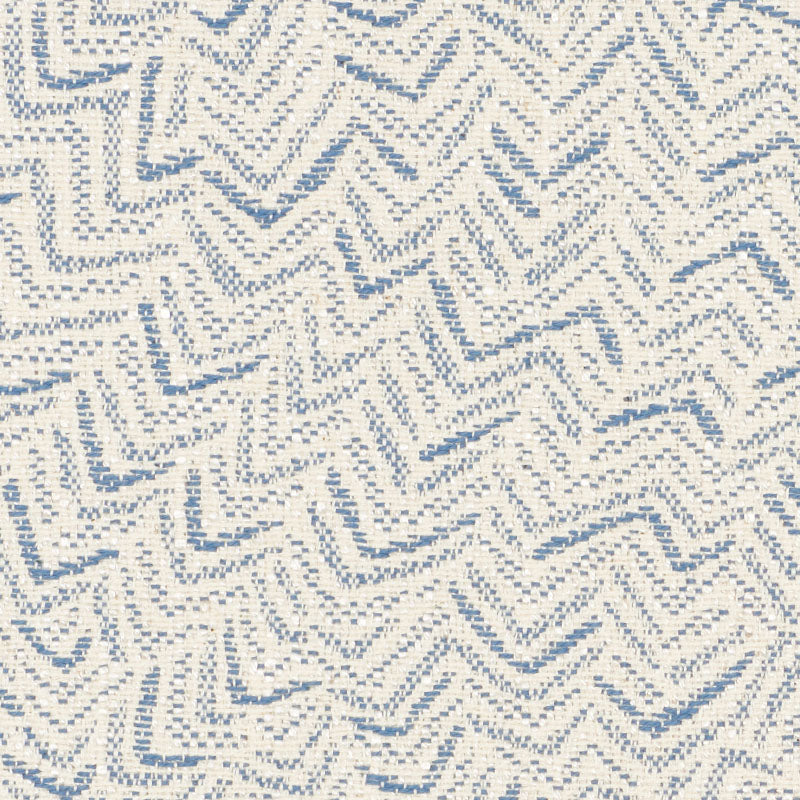 Adagio fabric in blue color - pattern number 76720 - by Schumacher in the Freehand collection
