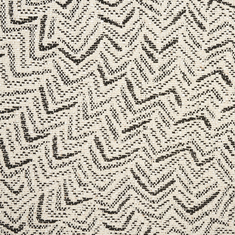 Adagio fabric in black color - pattern number 76721 - by Schumacher in the Freehand collection