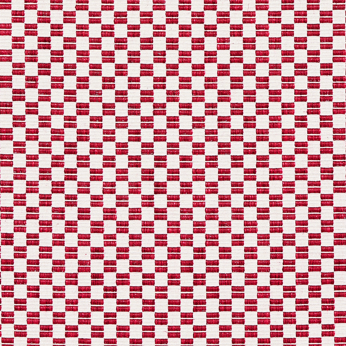 Elkhart fabric in crimson color - pattern number 76743 - by Schumacher in the New Americana collection
