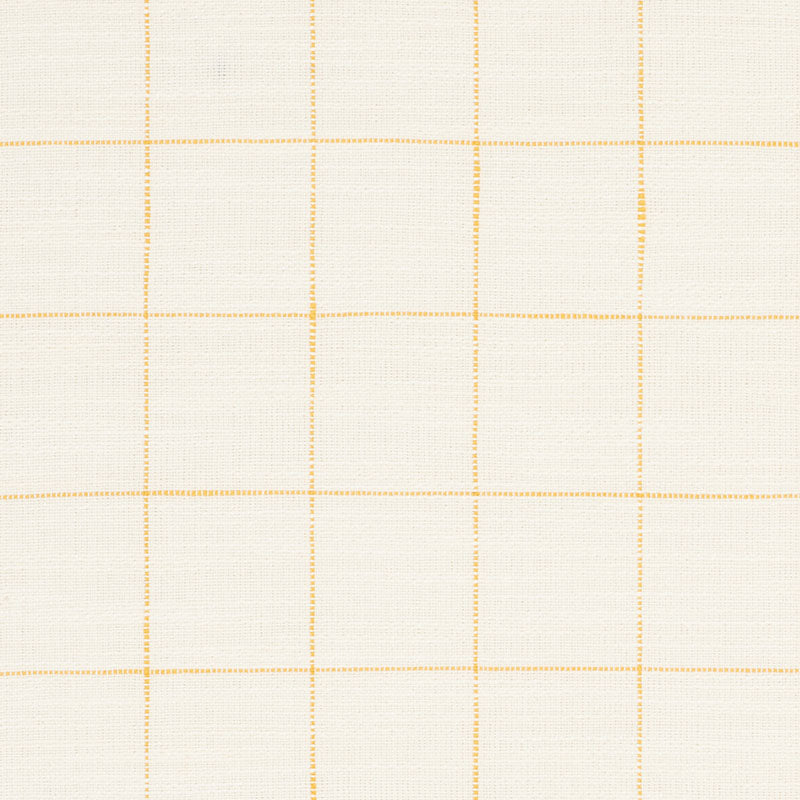 Marietta fabric in yellow color - pattern number 76773 - by Schumacher in the Folk Art collection