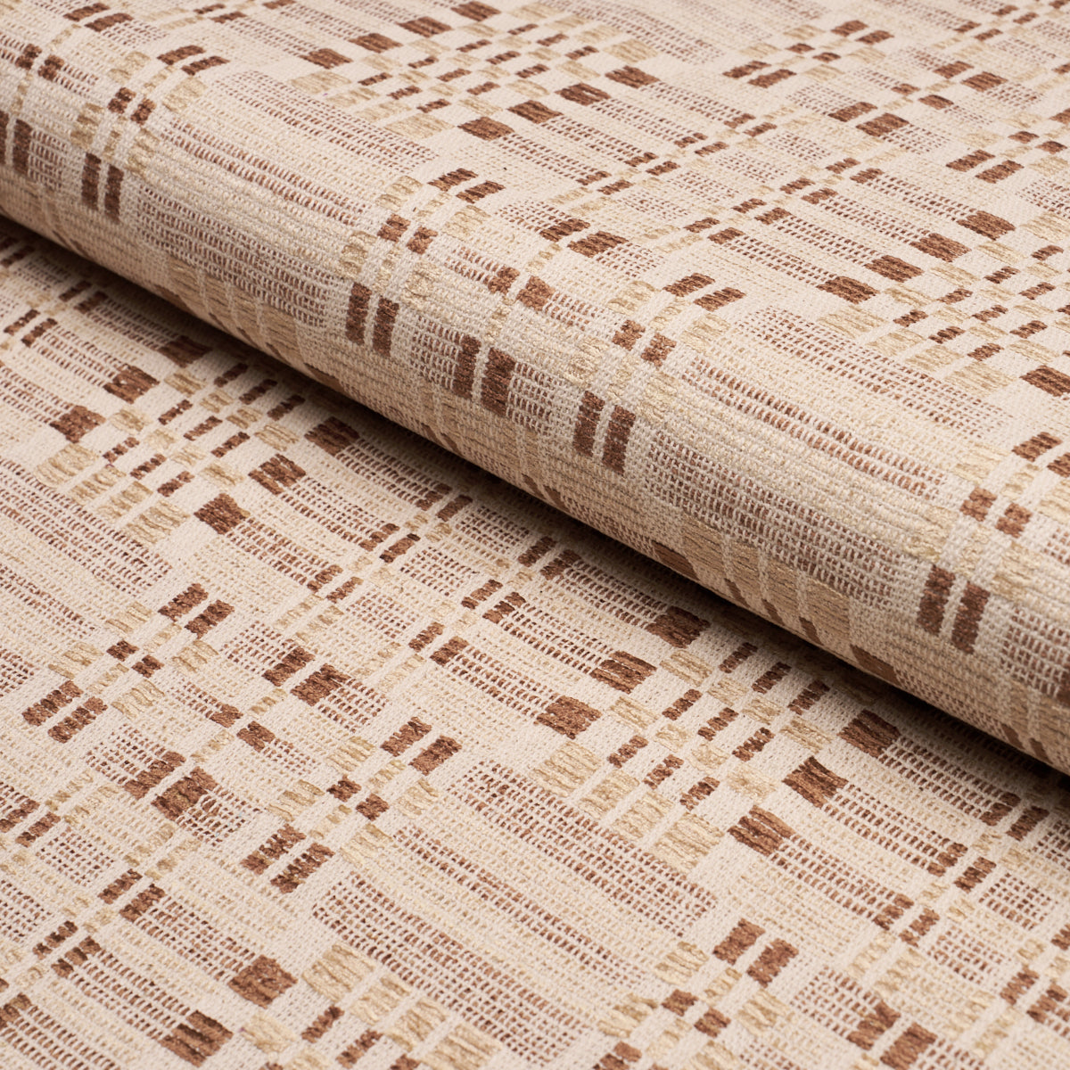 Brimfield fabric in fawn color - pattern number 76945 - by Schumacher in the Prairie collection