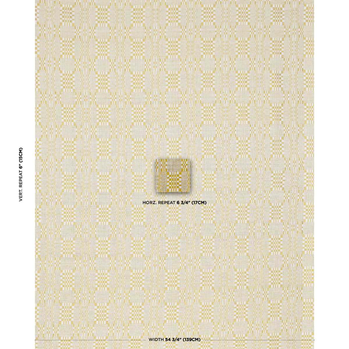 Brimfield fabric in mimosa glow color - pattern number 76947 - by Schumacher in the Atelier Paris collection