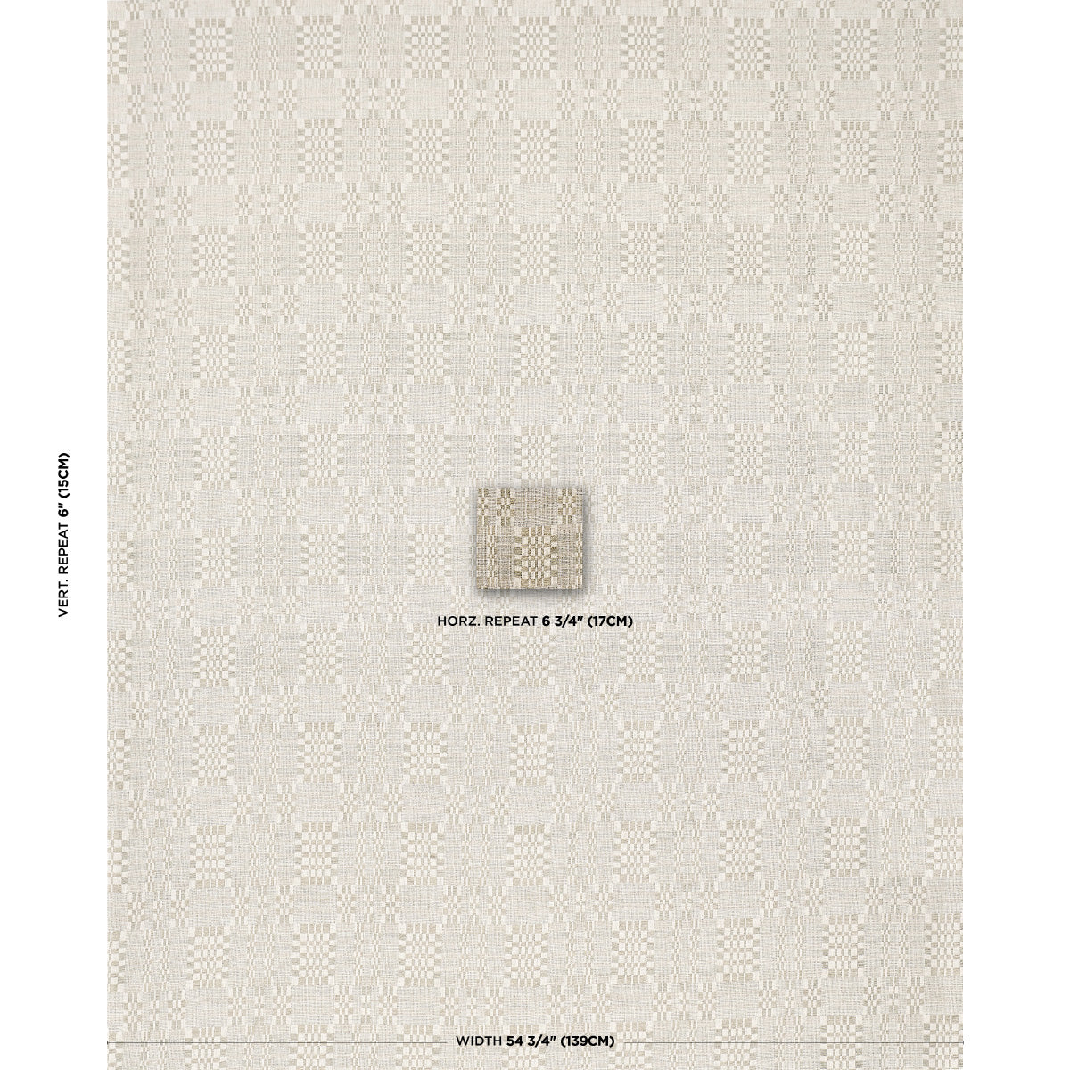 Brimfield fabric in almond dust color - pattern number 76948 - by Schumacher in the Atelier Paris collection
