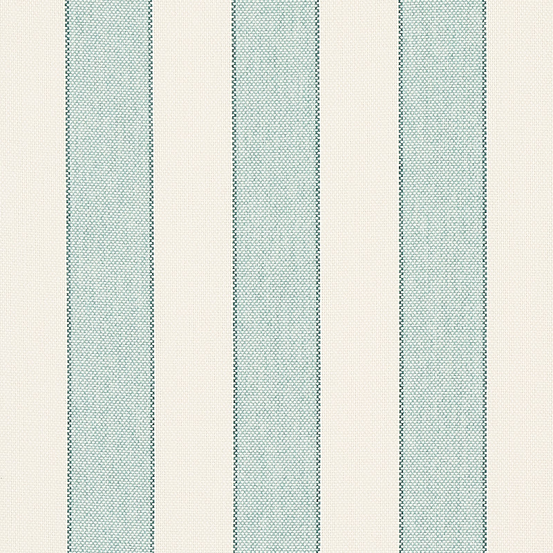 Blumont Stripe Indoor Outdoor fabric in aqua color - pattern number 79053 - by Schumacher in the The Good Life Indoor/Outdoor collection