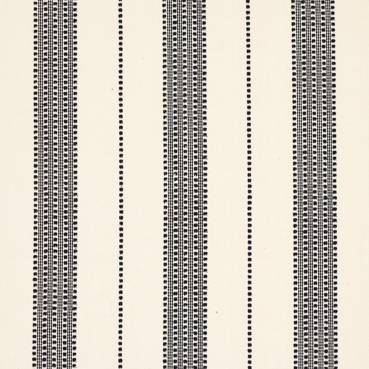 Lubeck Stripe fabric in black color - pattern number 79094 - by Schumacher in the Stripes Revisits collection