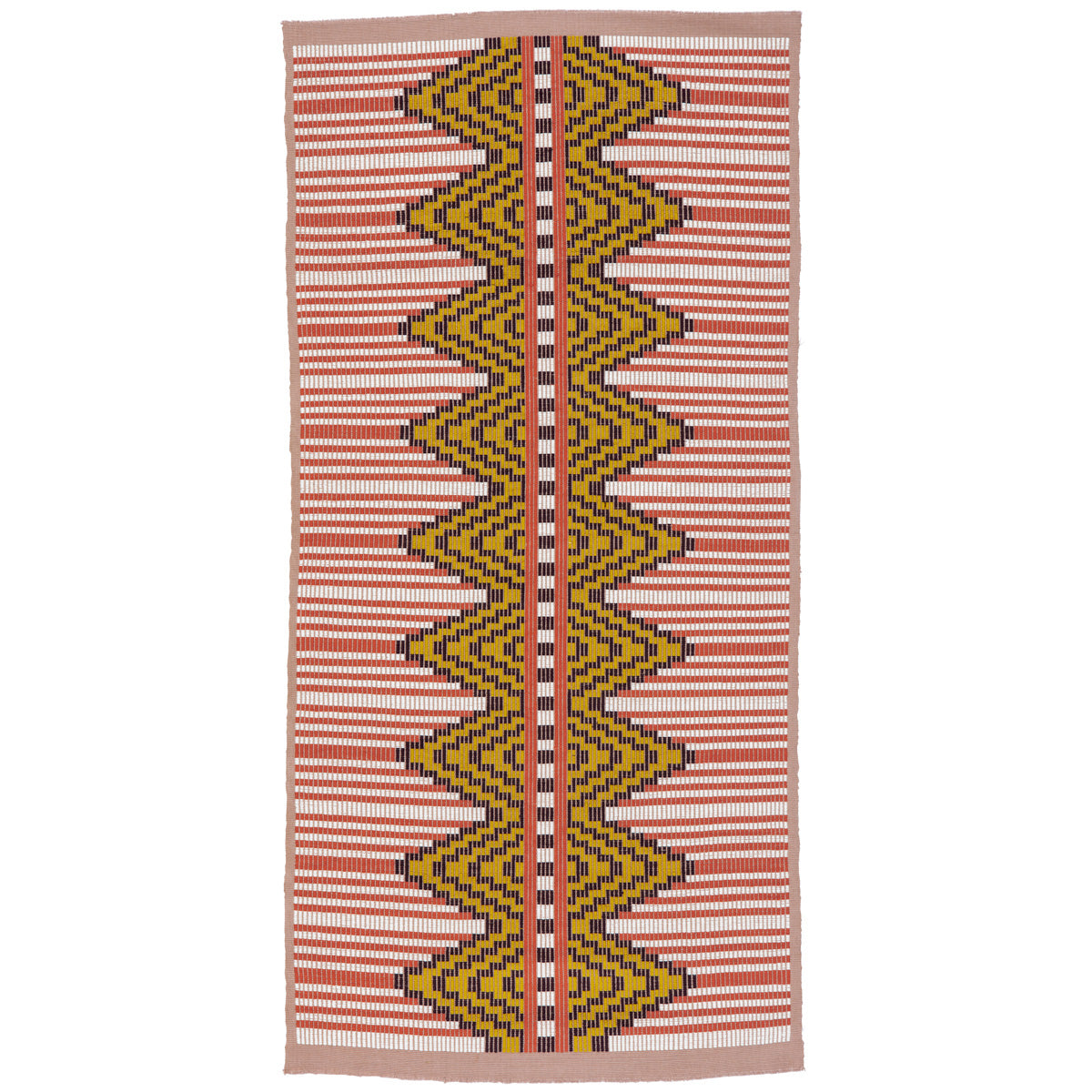 Mixco Hand Woven Brocade fabric in sunstone color - pattern number 79272 - by Schumacher in the A Rum Fellow collection