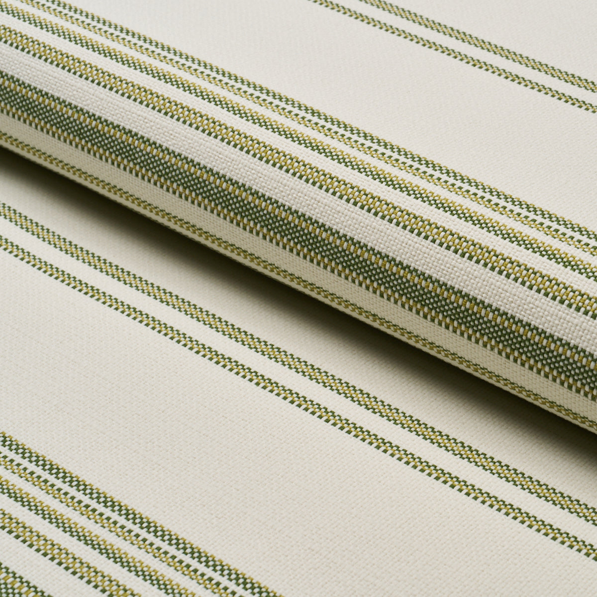 Solana Stripe Indoor/Outdoor fabric in green color - pattern number 79333 - by Schumacher in the Perennial Favorites collection
