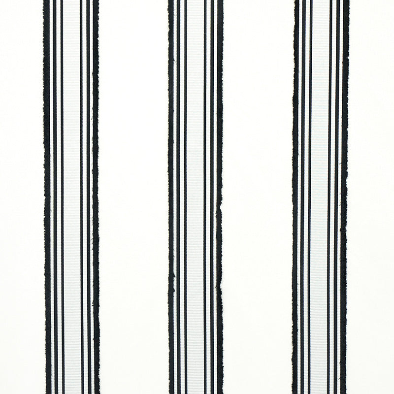 Senza Satin Stripe fabric in pearl color - pattern number 79452 - by Schumacher in the Misterioso collection