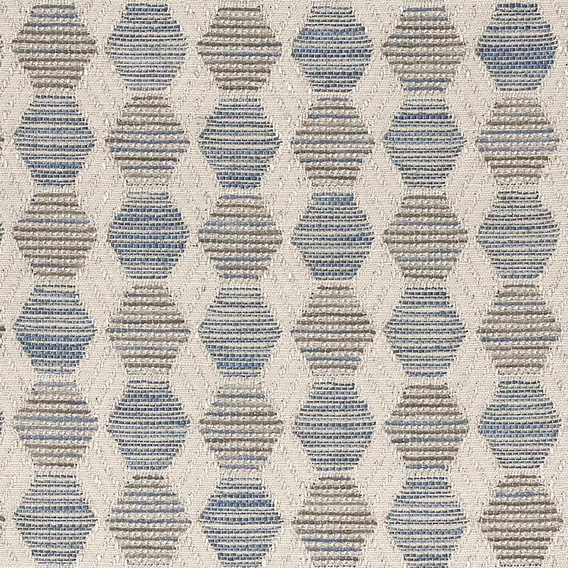 Coquina Performance fabric in blue color - pattern number 79840 - by Schumacher in the Natura collection