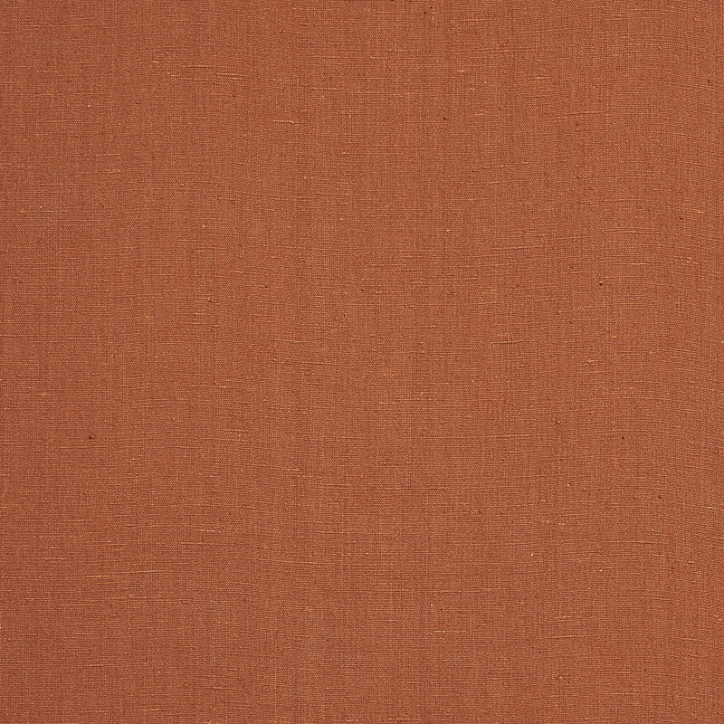 Marco Performance Linen fabric in terracotta color - pattern number 79996 - by Schumacher in the Perfect Basics: Linen collection
