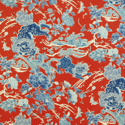 Shishi fabric in poppy color - pattern 8012109.19.0 - by Brunschwig & Fils in the Le Jardin Chinois collection
