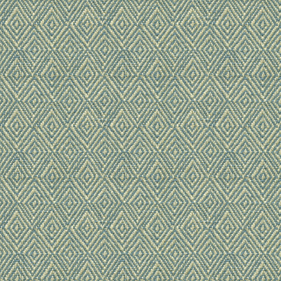 Geo Figured fabric in wave color - pattern 8012115.13.0 - by Brunschwig &amp; Fils in the Le Jardin Chinois collection