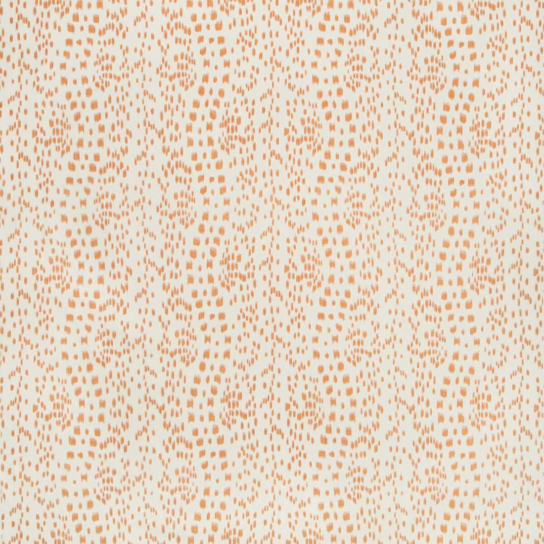 Les Touches fabric in tangerine color - pattern 8012138.12.0 - by Brunschwig &amp; Fils in the B&amp;F Showroom Exclusive 2019 collection