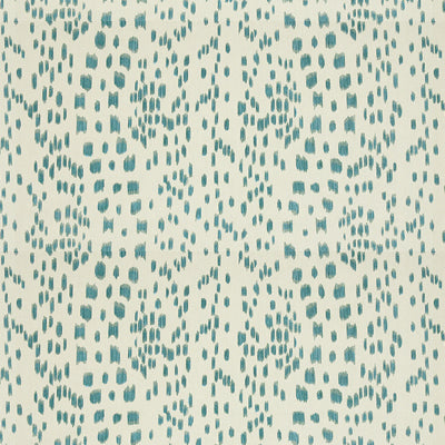 Les Touches fabric in aqua color - pattern 8012138.513.0 - by Brunschwig & Fils in the Le Jardin Chinois collection