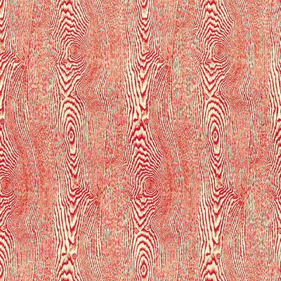 Wood fabric in cardinal color - pattern 8013142.19.0 - by Brunschwig &amp; Fils in the Hommage collection