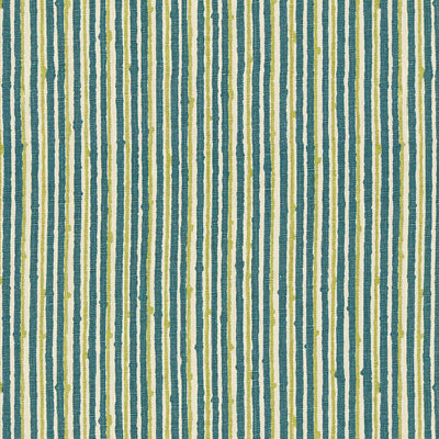 Pique-Nique fabric in teal/apple color - pattern 8013145.513.0 - by Brunschwig &amp; Fils in the Hommage collection